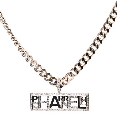 pharrell chanel necklace|chanel x pharrell pictures.